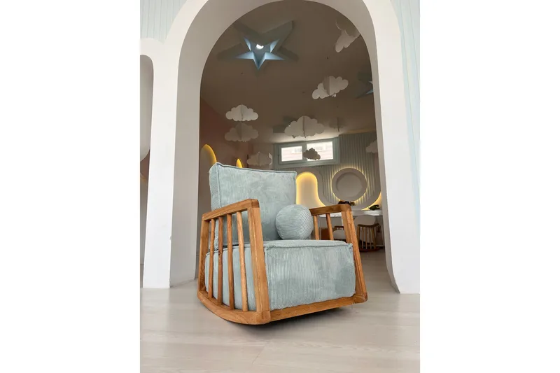 Sallanan Fåtölj, Blå