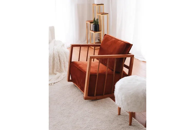 Sallanan Fåtölj - Brun - Möbler - Stolar & fåtöljer - Gungstol