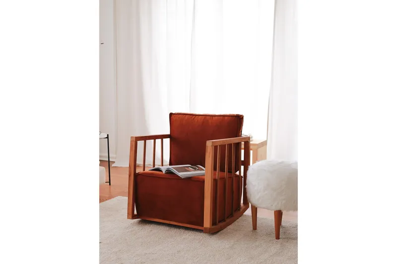 Sallanan Fåtölj - Brun - Möbler - Stolar & fåtöljer - Gungstol