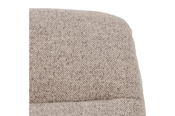 Sammo Modern Fåtölj i Tyg med Metallunderrede - Beige - Möbler - Stolar & fåtöljer - Fåtölj