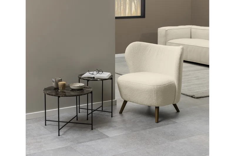 Sanu Loungefåtölj - Beige - Möbler - Stolar & fåtöljer - Fåtölj