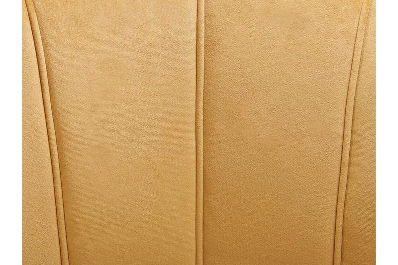 Sarannell Sammetsfåtölj - Gul - Möbler - Stolar & fåtöljer - Fåtölj