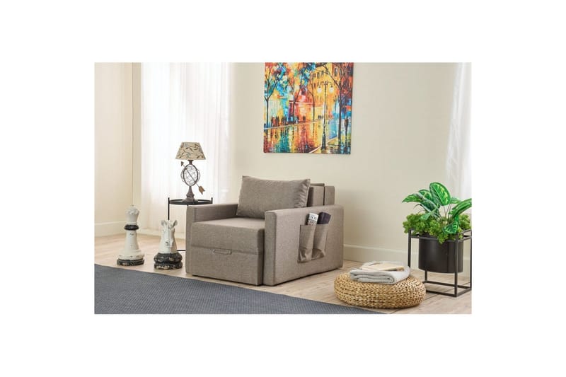 Savra Bäddfåtölj - Brun - Möbler - Soffa - Bäddsoffa