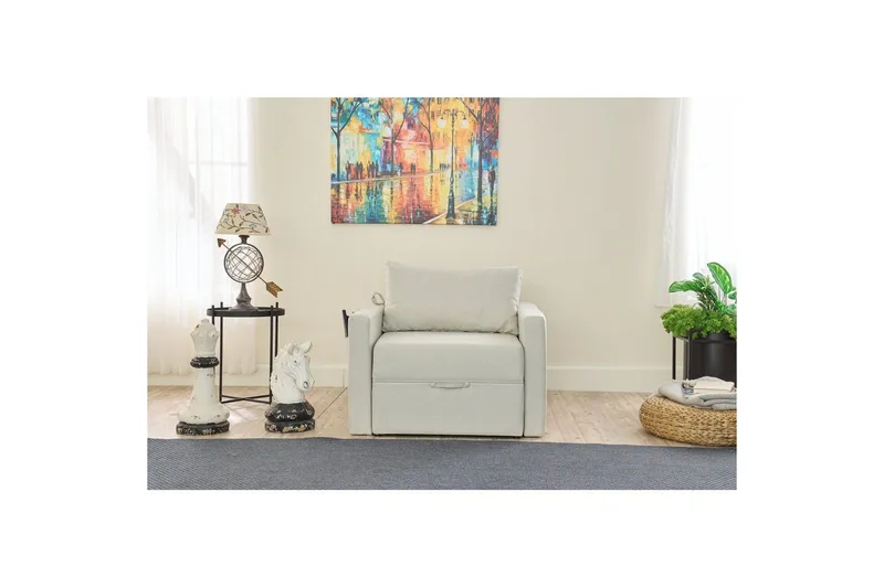 Savra Bäddfåtölj - Cream - Möbler - Soffa - Bäddsoffa