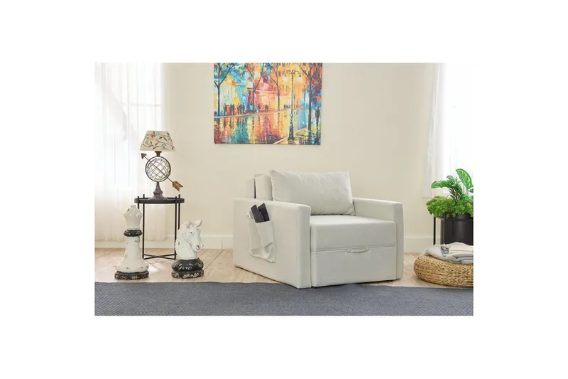 Savra Bäddfåtölj - Cream - Möbler - Soffa - Bäddsoffa