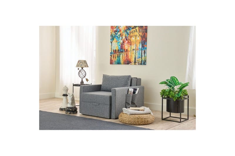 Savra Bäddfåtölj - Grå - Möbler - Soffa - Bäddsoffa