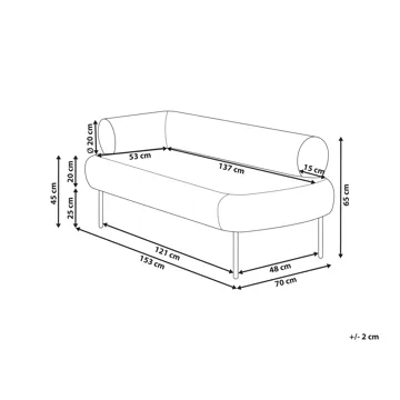 Schäslong Mirmande Vänstervänd - Off-White - Möbler - Soffa - Dagbäddar