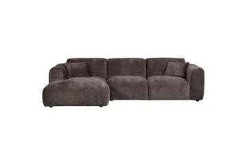 Schäslong Moln - Varmbrun, Varm Brun, Vänster - Möbler - Soffa - Divansoffor & schäslongsoffa