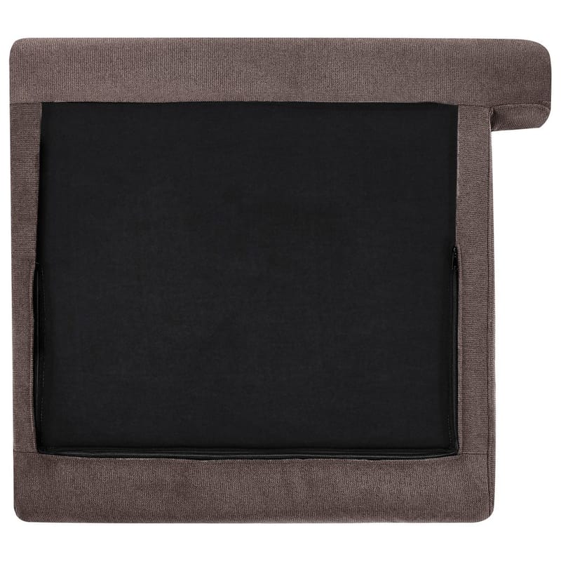 Schäslong Sievoz - Brun, Svart/Högervänd - Möbler - Stolar & fåtöljer - Fåtölj - Schäslongfåtölj & divanfåtölj