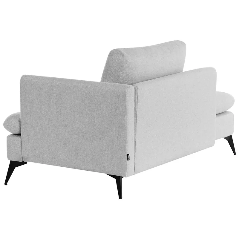 Schäslong Sievoz - Grå, svart/Högervänd - Möbler - Stolar & fåtöljer - Fåtölj - Schäslongfåtölj & divanfåtölj