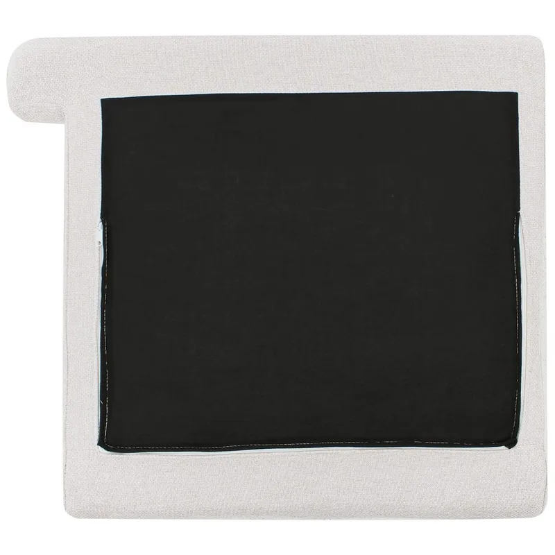 Schäslong Sievoz - Ljubeige, svart/Vänstervänd - Möbler - Stolar & fåtöljer - Fåtölj - Schäslongfåtölj & divanfåtölj