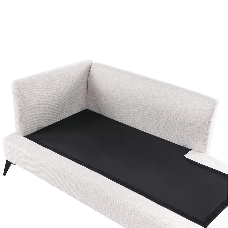 Schäslong Sievoz - Ljubeige, svart/Vänstervänd - Möbler - Stolar & fåtöljer - Fåtölj - Schäslongfåtölj & divanfåtölj