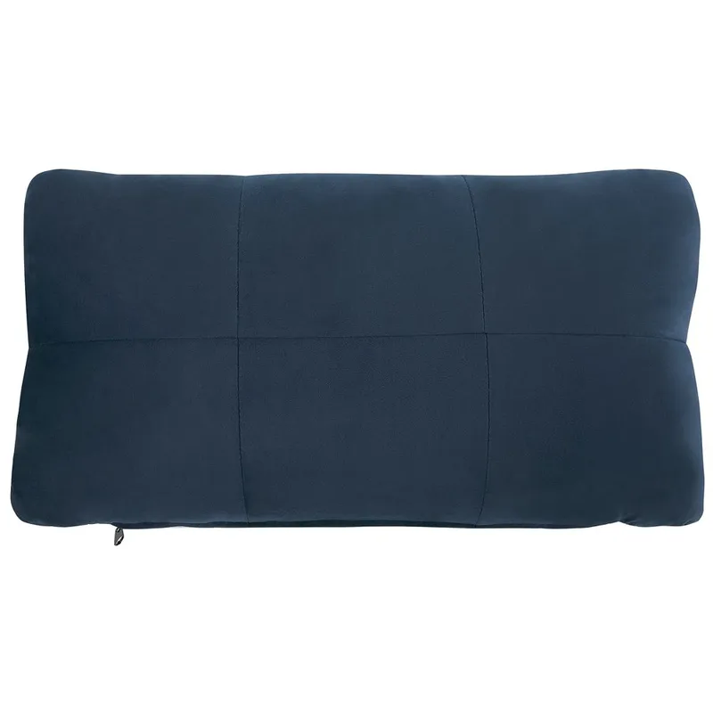 Schäslong Simorre - Blå, svart, silver - Möbler - Stolar & fåtöljer - Fåtölj - Schäslongfåtölj & divanfåtölj