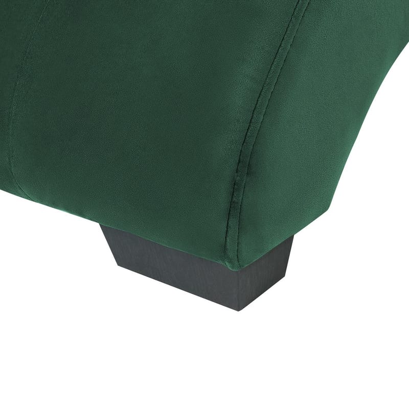 Schäslong Simorre - Grön, Svart, Silver - Möbler - Stolar & fåtöljer - Fåtölj - Schäslongfåtölj & divanfåtölj