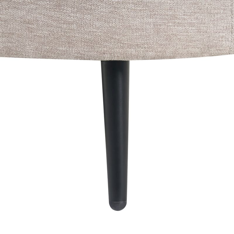 Schäslong Valreas - Beige, svart/Vänstervänd - Möbler - Stolar & fåtöljer - Fåtölj - Schäslongfåtölj & divanfåtölj