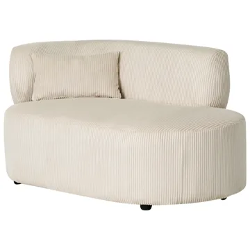 Schäslong Vanvey Vänstervänd - Ljusbeige - Möbler - Soffa - Dagbäddar