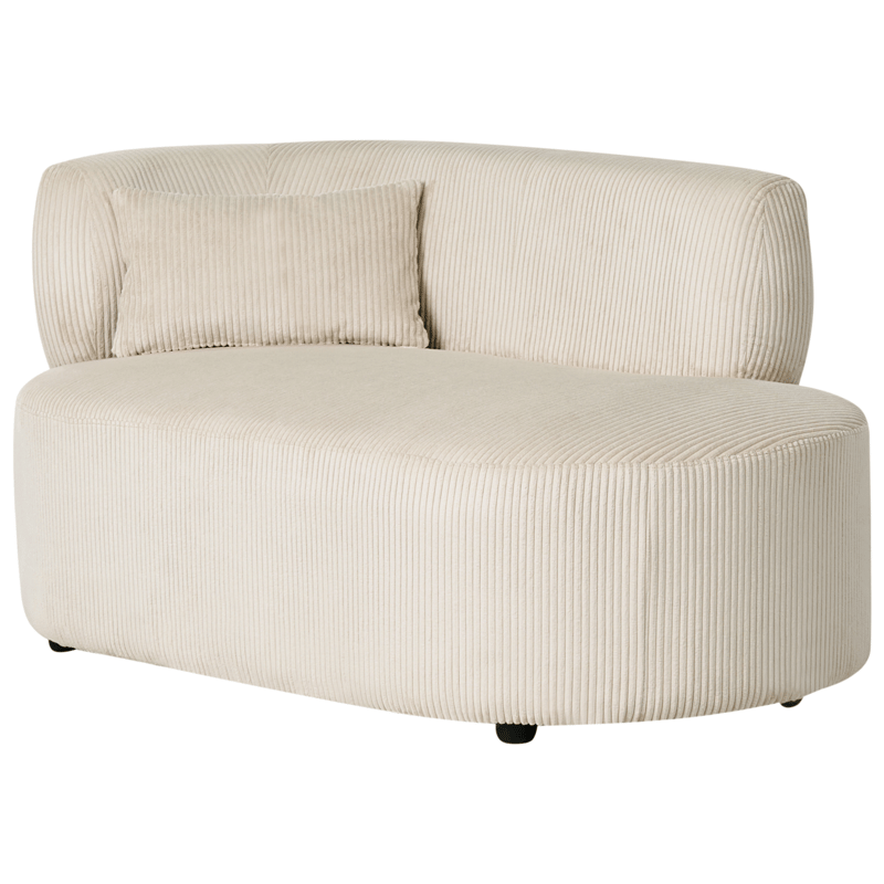 Schäslong Vanvey Vänstervänd - Ljusbeige - Möbler - Soffa - Dagbäddar