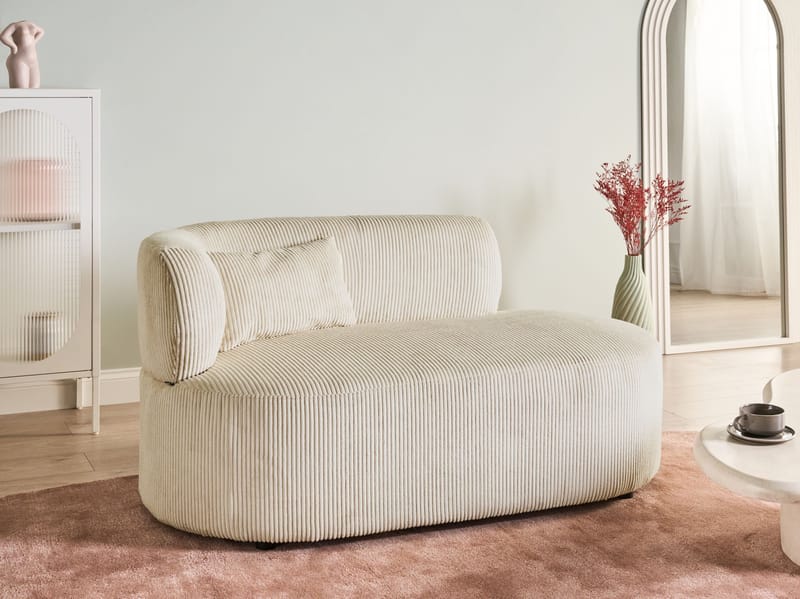 Schäslong Vanvey Vänstervänd - Ljusbeige - Möbler - Soffa - Dagbäddar