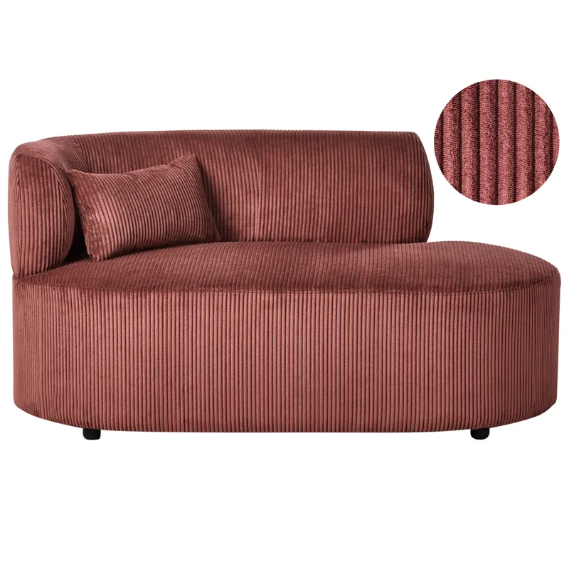 Schäslong Vanvey Vänstervänd - Röd - Möbler - Soffa - Dagbäddar