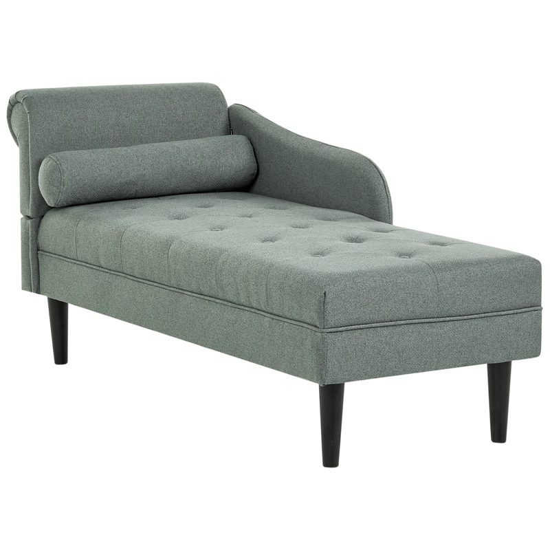 Schäslong Yvoire Vänstervänd - Grön - Möbler - Soffa - Dagbäddar