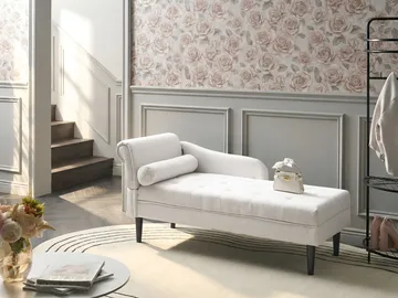 Schäslong Yvoire Vänstervänd - Off-White - Möbler - Soffa - Dagbäddar