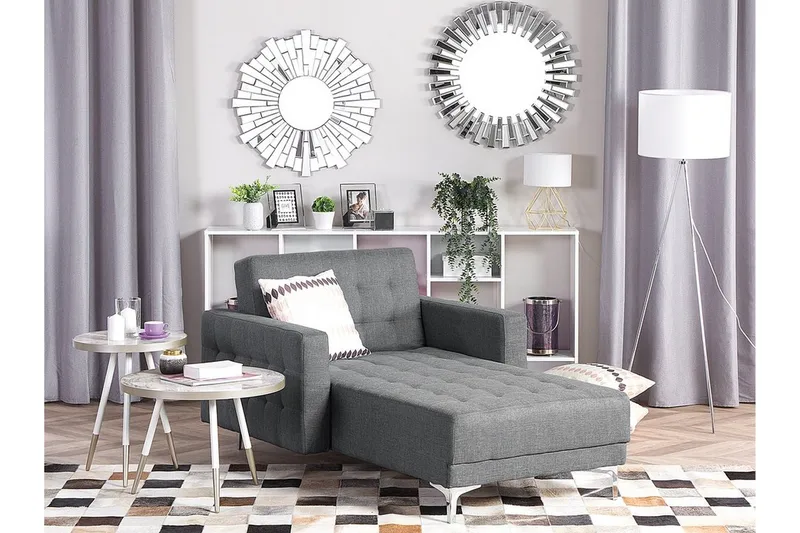 Aberdeen Schäslong - Grå - Möbler - Stolar & fåtöljer - Fåtölj - Schäslongfåtölj & divanfåtölj