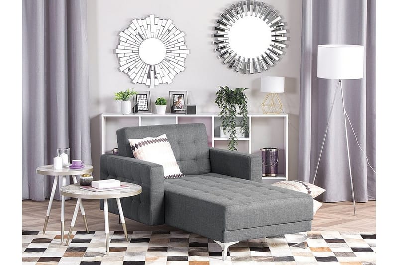 Aberdeen Schäslong - Grå - Möbler - Stolar & fåtöljer - Fåtölj - Schäslongfåtölj & divanfåtölj