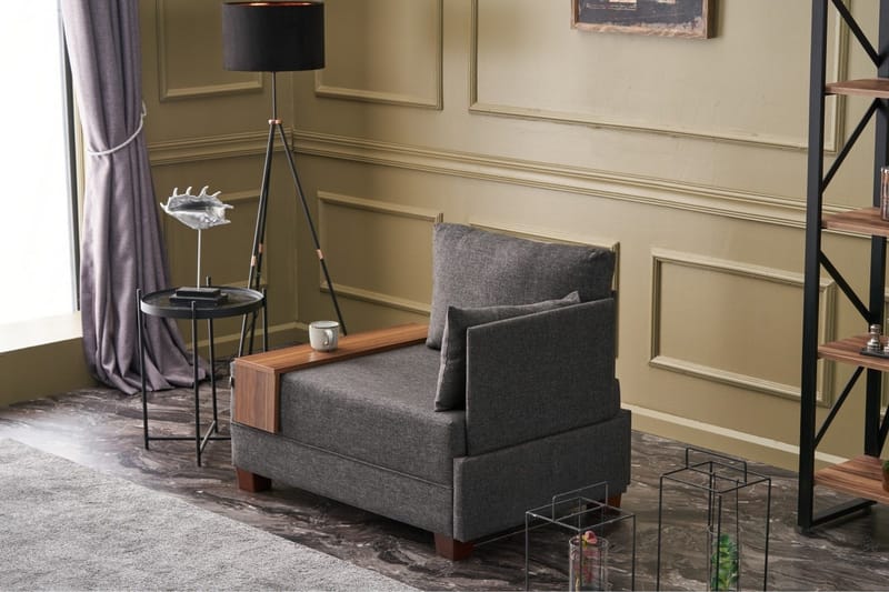 Algeria Schäslongfåtölj - Antracit - Möbler - Stolar & fåtöljer - Fåtölj - Schäslongfåtölj & divanfåtölj