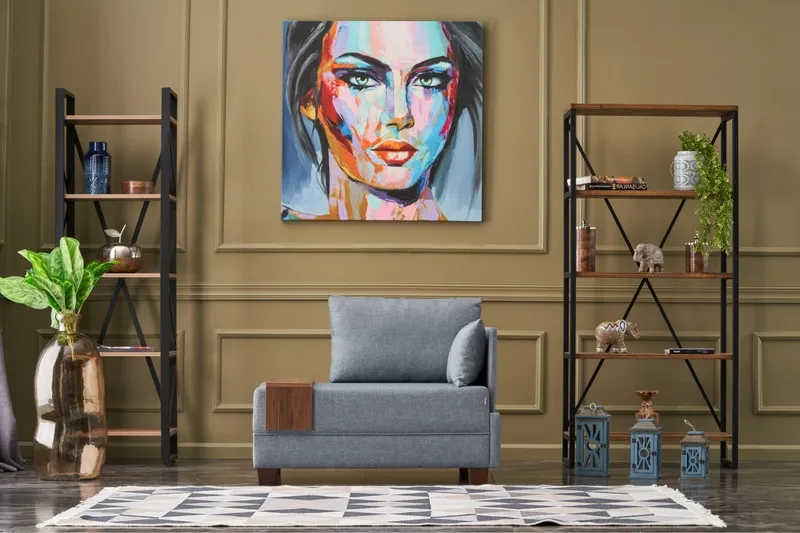 Algeria Schäslongfåtölj - Blå - Möbler - Stolar & fåtöljer - Fåtölj - Schäslongfåtölj & divanfåtölj