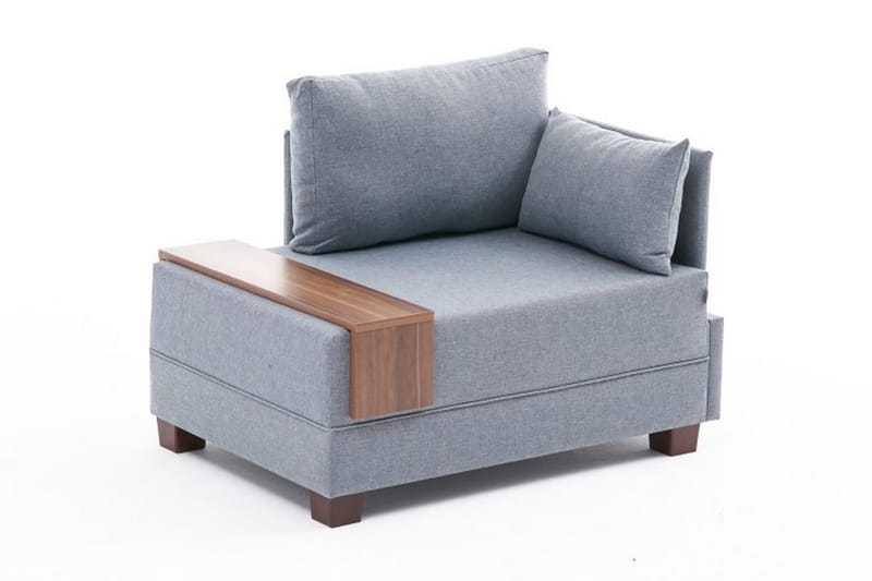 Algeria Schäslongfåtölj - Blå - Möbler - Stolar & fåtöljer - Fåtölj - Schäslongfåtölj & divanfåtölj