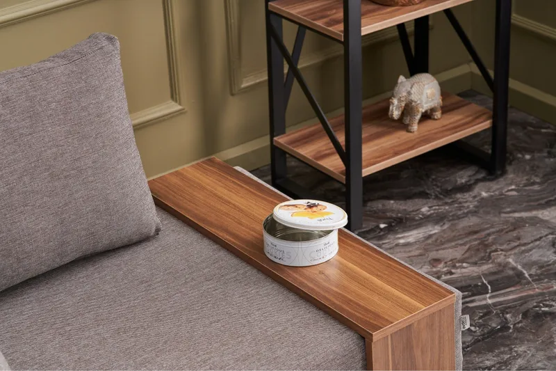 Algeria Schäslongfåtölj - Brun - Möbler - Stolar & fåtöljer - Fåtölj - Schäslongfåtölj & divanfåtölj