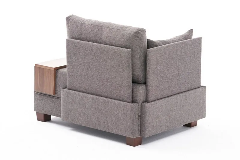 Algeria Schäslongfåtölj - Brun - Möbler - Stolar & fåtöljer - Fåtölj - Schäslongfåtölj & divanfåtölj