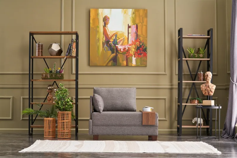 Algeria Schäslongfåtölj - Brun - Möbler - Stolar & fåtöljer - Fåtölj - Schäslongfåtölj & divanfåtölj