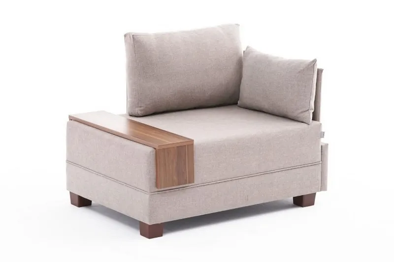 Algeria Schäslongfåtölj, Cream