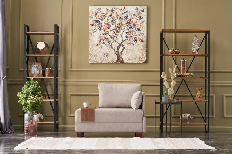 Algeria Schäslongfåtölj - Cream - Möbler - Stolar & fåtöljer - Fåtölj - Schäslongfåtölj & divanfåtölj