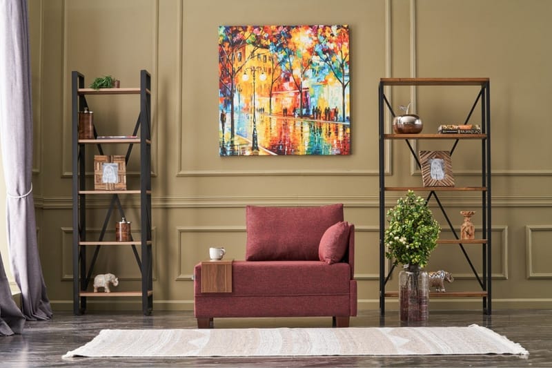 Algeria Schäslongfåtölj - Röd - Möbler - Stolar & fåtöljer - Fåtölj - Schäslongfåtölj & divanfåtölj