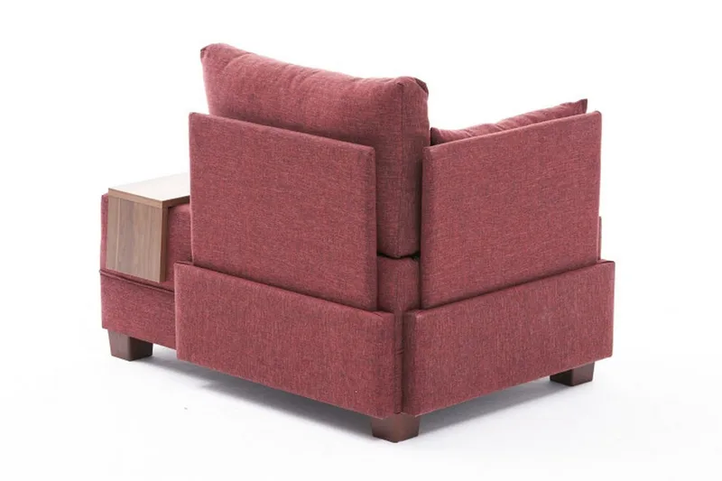 Algeria Schäslongfåtölj - Röd - Möbler - Stolar & fåtöljer - Fåtölj - Schäslongfåtölj & divanfåtölj