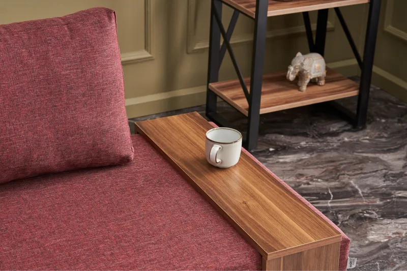 Algeria Schäslongfåtölj - Röd - Möbler - Stolar & fåtöljer - Fåtölj - Schäslongfåtölj & divanfåtölj