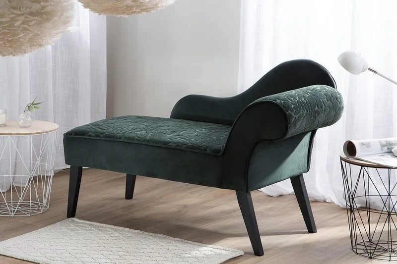 Biarritz Schäslong - Grön - Möbler - Stolar & fåtöljer - Fåtölj - Schäslongfåtölj & divanfåtölj