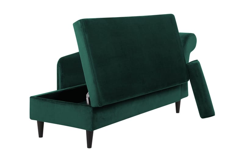 Espie Schäslong Höger Sammet - Grön - Möbler - Stolar & fåtöljer - Fåtölj - Schäslongfåtölj & divanfåtölj
