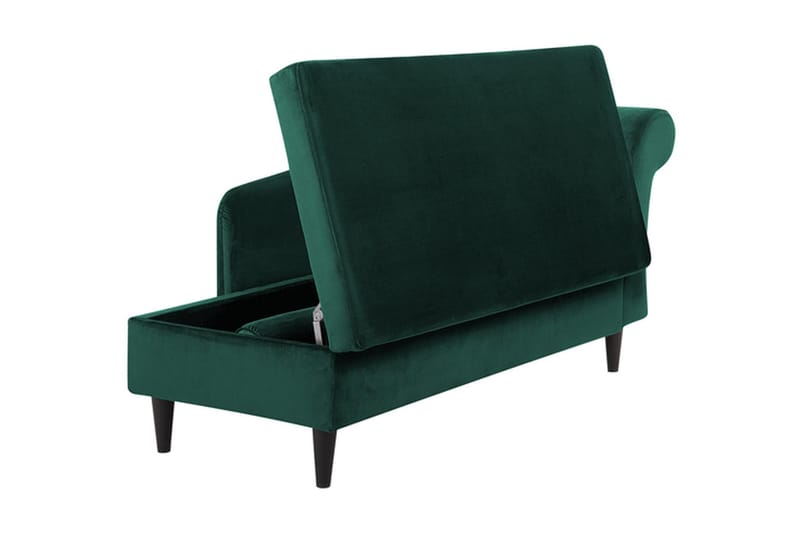 Espie Schäslong Höger Sammet - Grön - Möbler - Stolar & fåtöljer - Fåtölj - Schäslongfåtölj & divanfåtölj