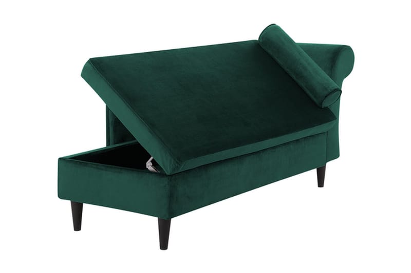 Espie Schäslong Höger Sammet - Grön - Möbler - Stolar & fåtöljer - Fåtölj - Schäslongfåtölj & divanfåtölj