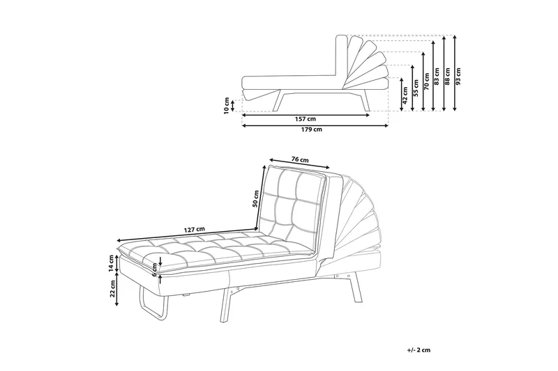 Karyne Schäslong Sammet - Rosa - Möbler - Stolar & fåtöljer - Fåtölj - Schäslongfåtölj & divanfåtölj