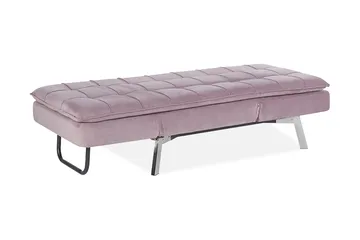 Karyne Schäslong Sammet - Rosa - Möbler - Stolar & fåtöljer - Fåtölj - Schäslongfåtölj & divanfåtölj