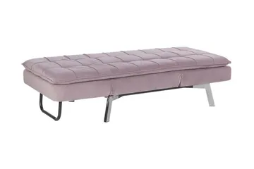 Karyne Schäslong Sammet - Rosa - Möbler - Stolar & fåtöljer - Fåtölj - Schäslongfåtölj & divanfåtölj