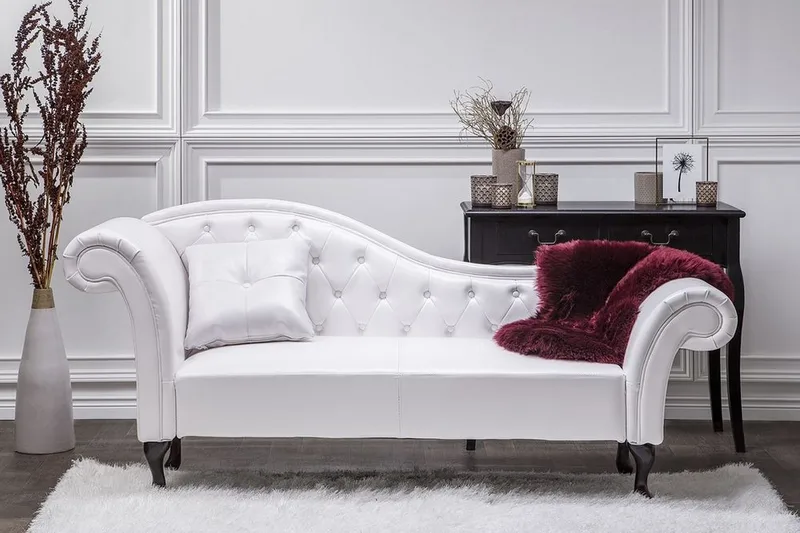 Lattes Schäslong - Vit - Möbler - Soffa - Dagbäddar