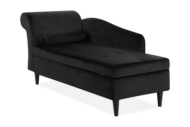 Luiro Schäslong - Svart - Möbler - Stolar & fåtöljer - Fåtölj - Schäslongfåtölj & divanfåtölj