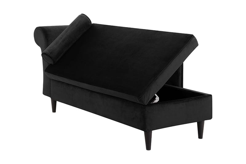 Luiro Schäslong - Svart - Möbler - Stolar & fåtöljer - Fåtölj - Schäslongfåtölj & divanfåtölj