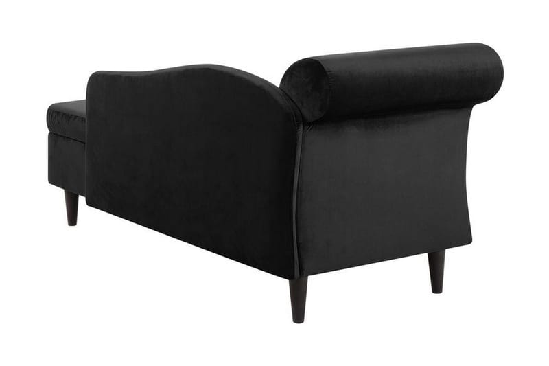 Luiro Schäslong - Svart - Möbler - Stolar & fåtöljer - Fåtölj - Schäslongfåtölj & divanfåtölj