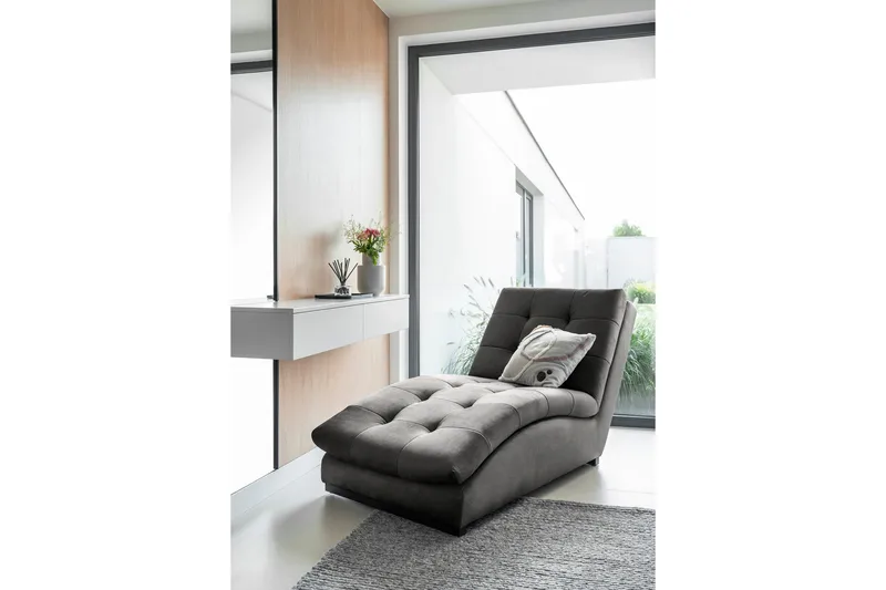 Manwi Schäslongfåtölj - Brun - Möbler - Stolar & fåtöljer - Fåtölj - Schäslongfåtölj & divanfåtölj